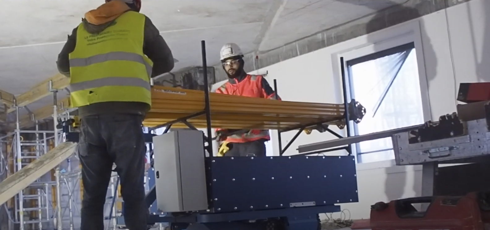 Kross builder sur chantier